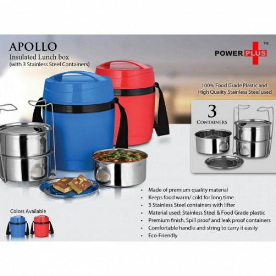 Apollo Insulated Lunch Box: : Daily Life Utility